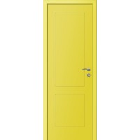 Двери Капель Multicolor ПВХ Ф2К эмаль RAL1018 желтый