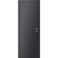 Двери Капель Multicolor ПВХ Ф2К эмаль RAL7021 графит
