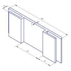 Добор Е150 телескоп с двух сторон (2,07м), белый